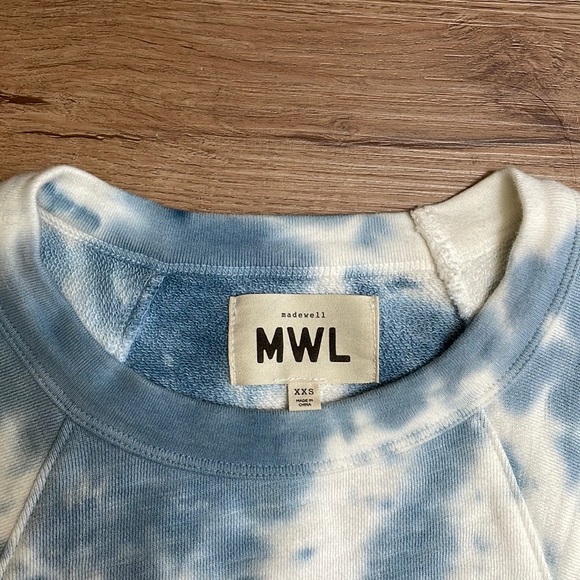 *SOLD* Madewell Tie-Dye Oversized Raglan Sweatshirt - Picture 4 of 6